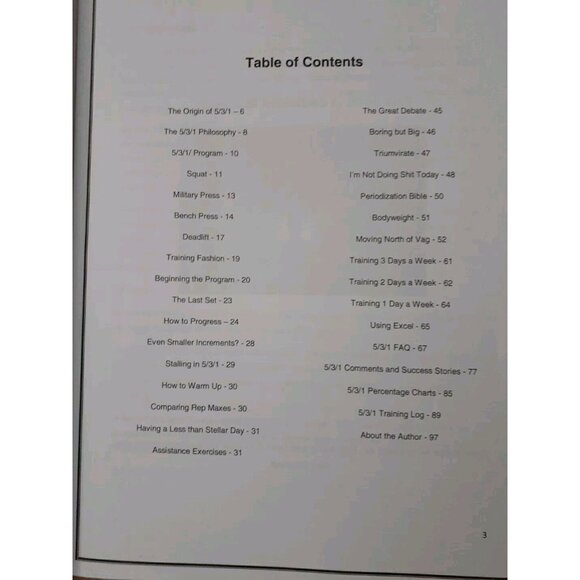 531 Jim Wendler Powerlifting Bodybuilding Conditioning Paperback Book Workout - Picture 7 of 10